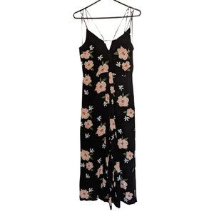 TOPSHOP - BLACK - FLORAL - JUMPSUIT